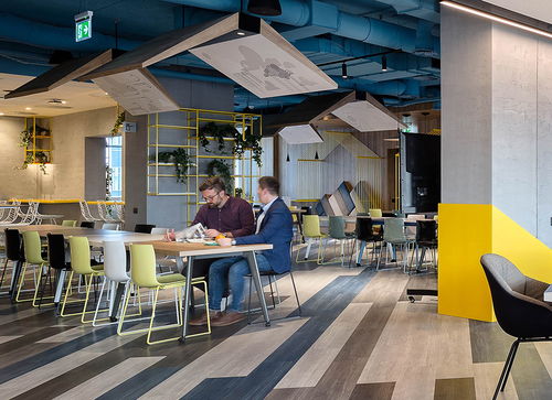 時尚辦公網(wǎng) 辦公設計 設計欣賞 靈動多變 塞爾維亞tech l05開發(fā)部門辦公室創(chuàng)新設計欣賞